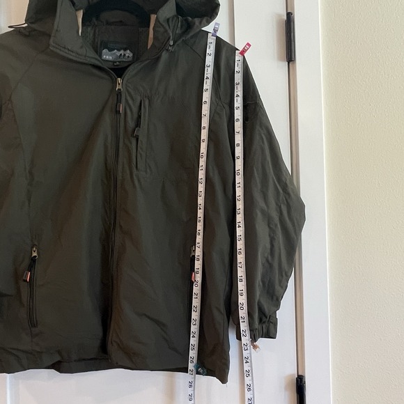 European American Style Industrial Military Outdoor Sport Jacket‎ Mens L Green - Picture 3 of 11